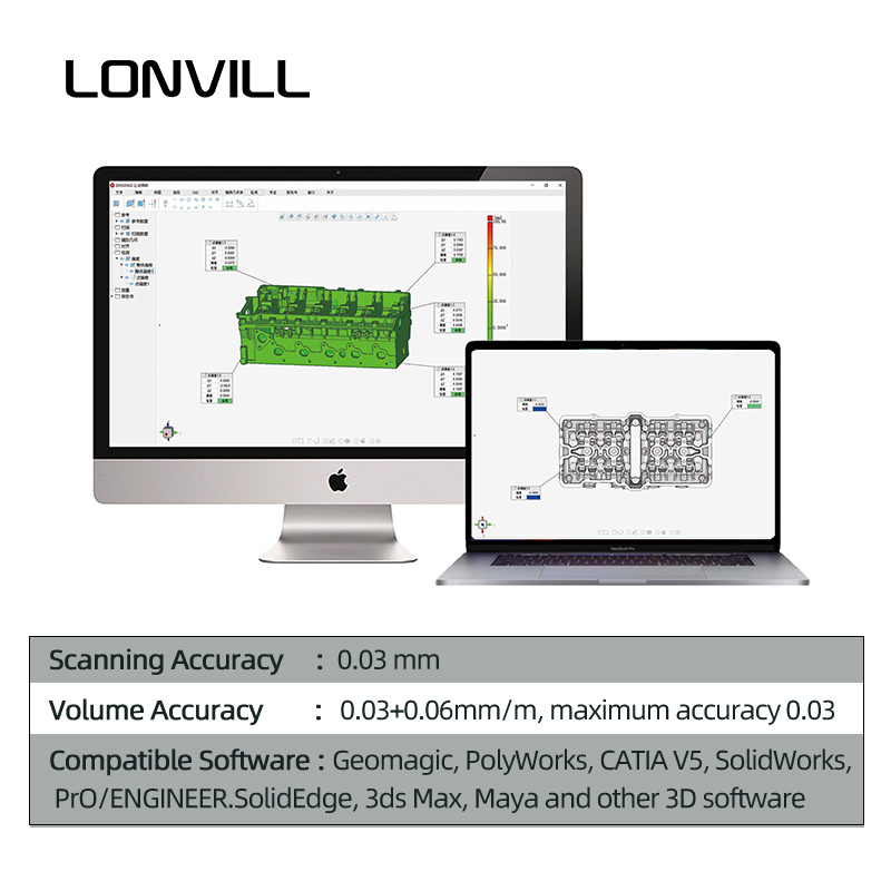 LONVILL Handheld 3D Scanning T - Handheld 3D Scanner High Precision review and price