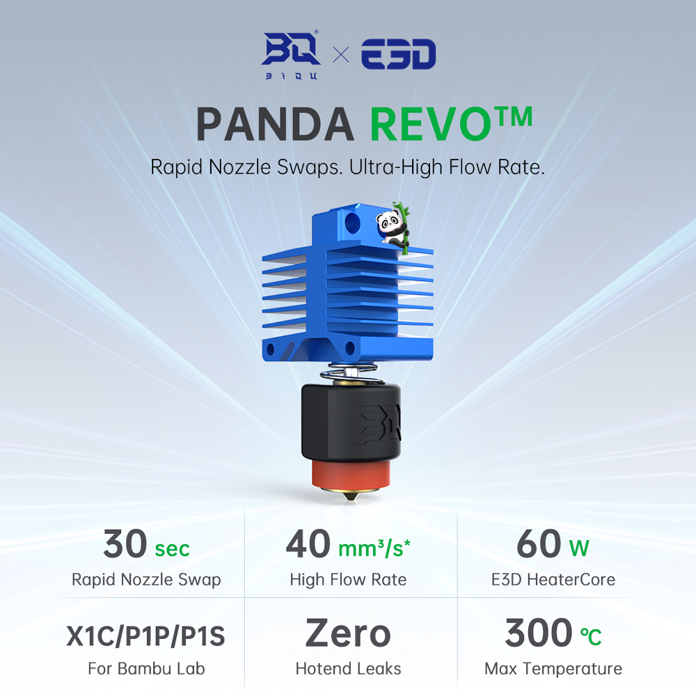 BIGTREETECH Panda revo P1 X1 H - High Flow Ceramic Hotend review and price