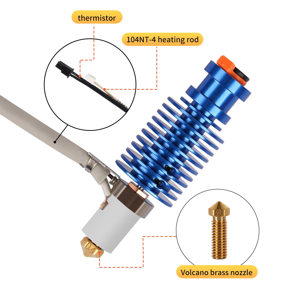 Volcano Hotend Kit 24V 60W E3D - Corexy 3D Printer Kit review and price